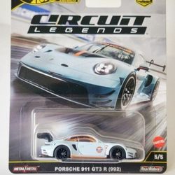 Hot Wheels Porsche 911 GT3 R 992 Gulf Oil 