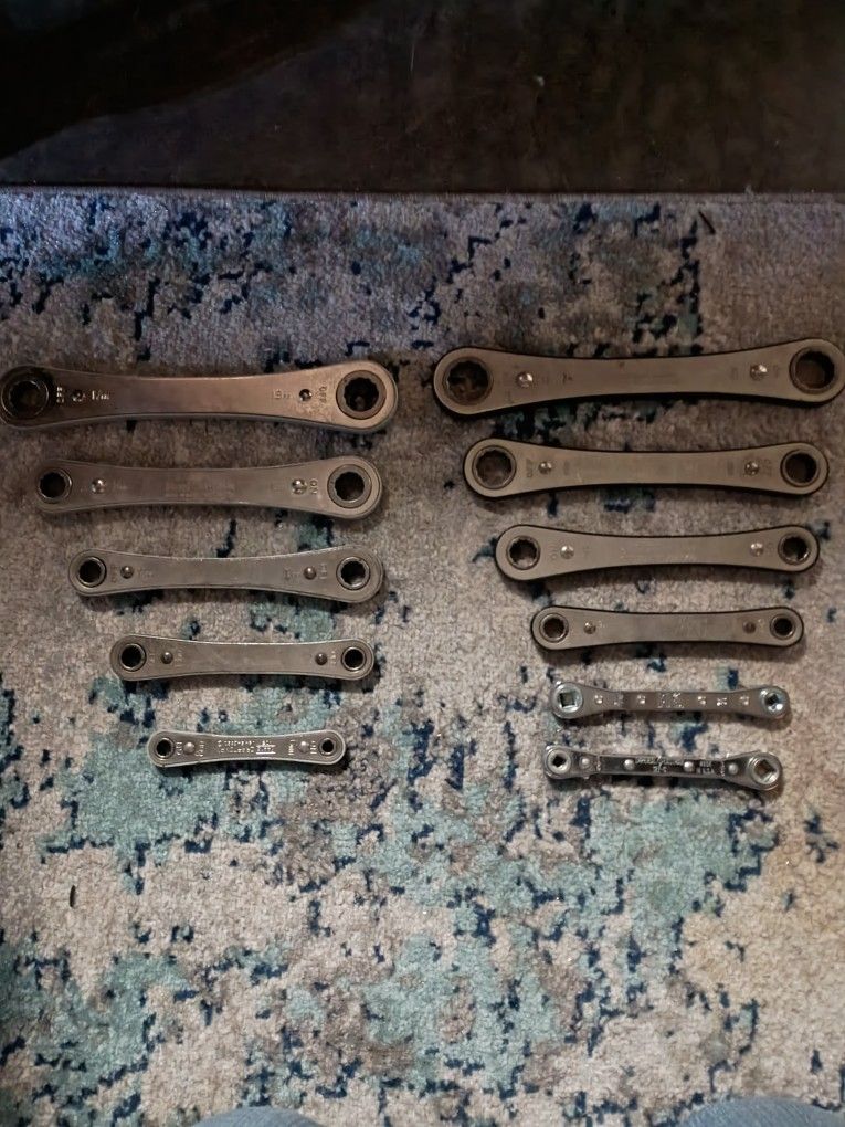 11pc Craftsman Double Rachet Wrenchs