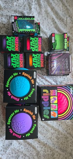 Rare NeeDoh Collection – Dream Drop Galactic Glow, Ripples XL, Super Groovy Globes XL 100% Authentic