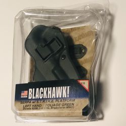 BLACKHAWK S.T.R.I.K.E. CQC Platform with Serpa Holster for Beretta, Foliage Green, Left Hand