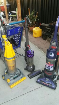 The yellow Dyson is $60 the purple ball Dyson is $90 the wind tunnel is $50