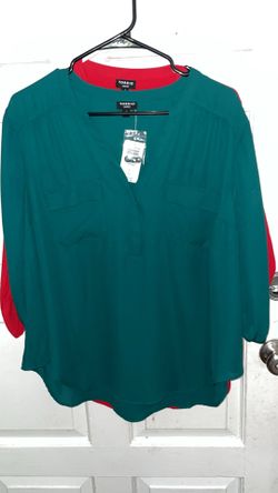 TORRID Sheer Blouses Size 0 & Size 1
