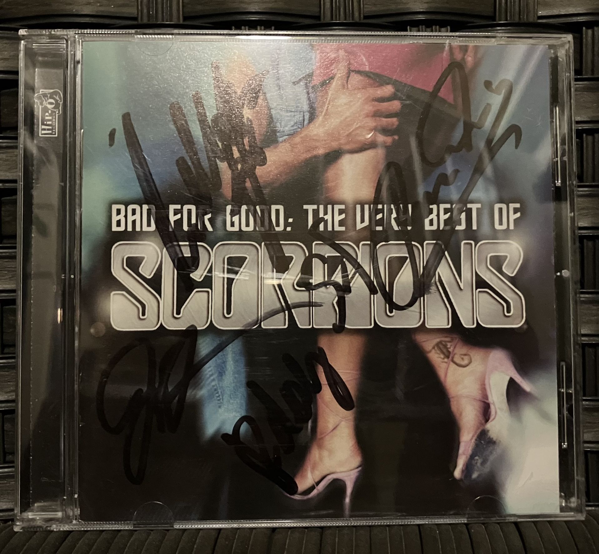 Scorpions Autographed CD