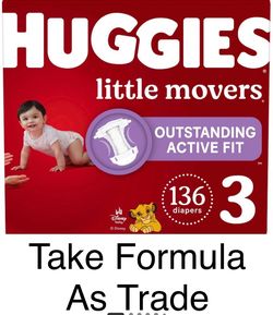 Huggies Little Movers Size 3 Diapers 146 Count