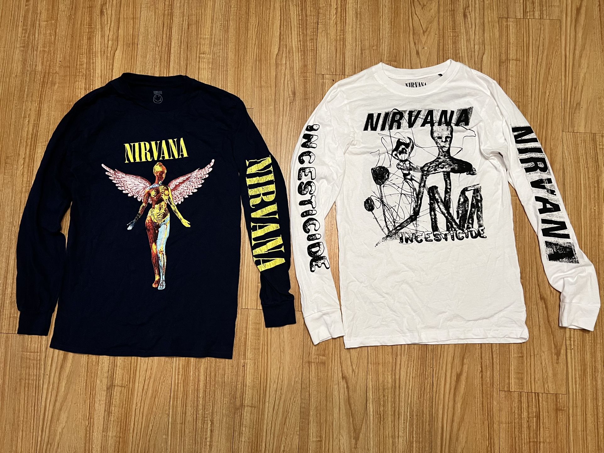 NIRVANA Long Sleeve T-shirts 