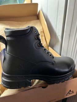 NEW Rowan Steel Toe Work Boots - Size 11.5 - Slip Resistant (In Box)