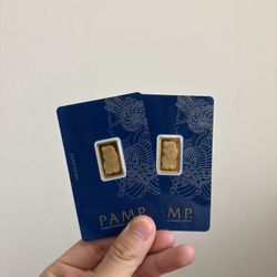 Gold PAMP bars