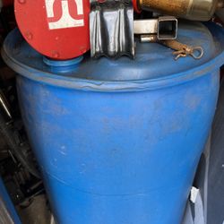 55gl Stump With Nice Hand Pump And Hose To Full Up Your Car 