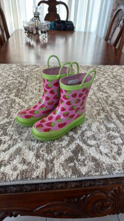 Rain boots Girls Sz 9-10