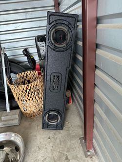 DB Drive WDX series subwoofer custom built for truck