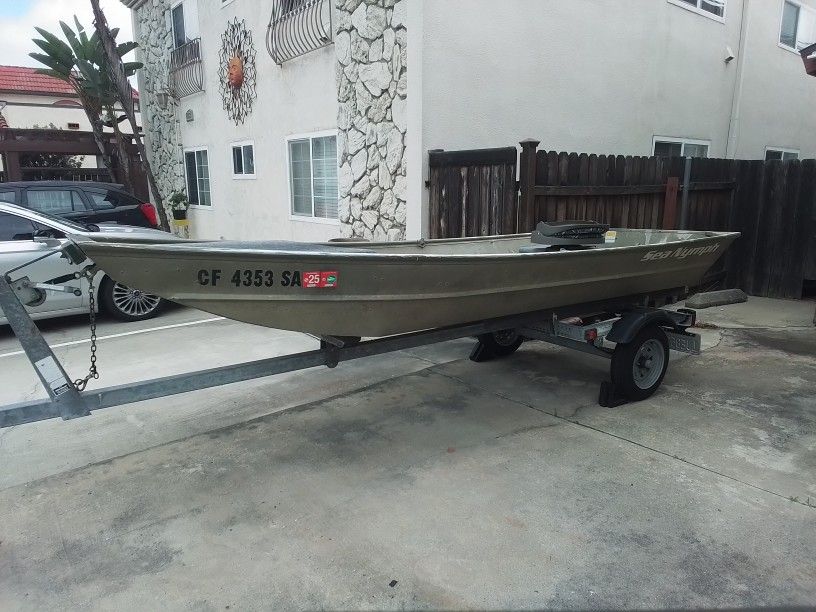 Aluminum Boat And Trailer