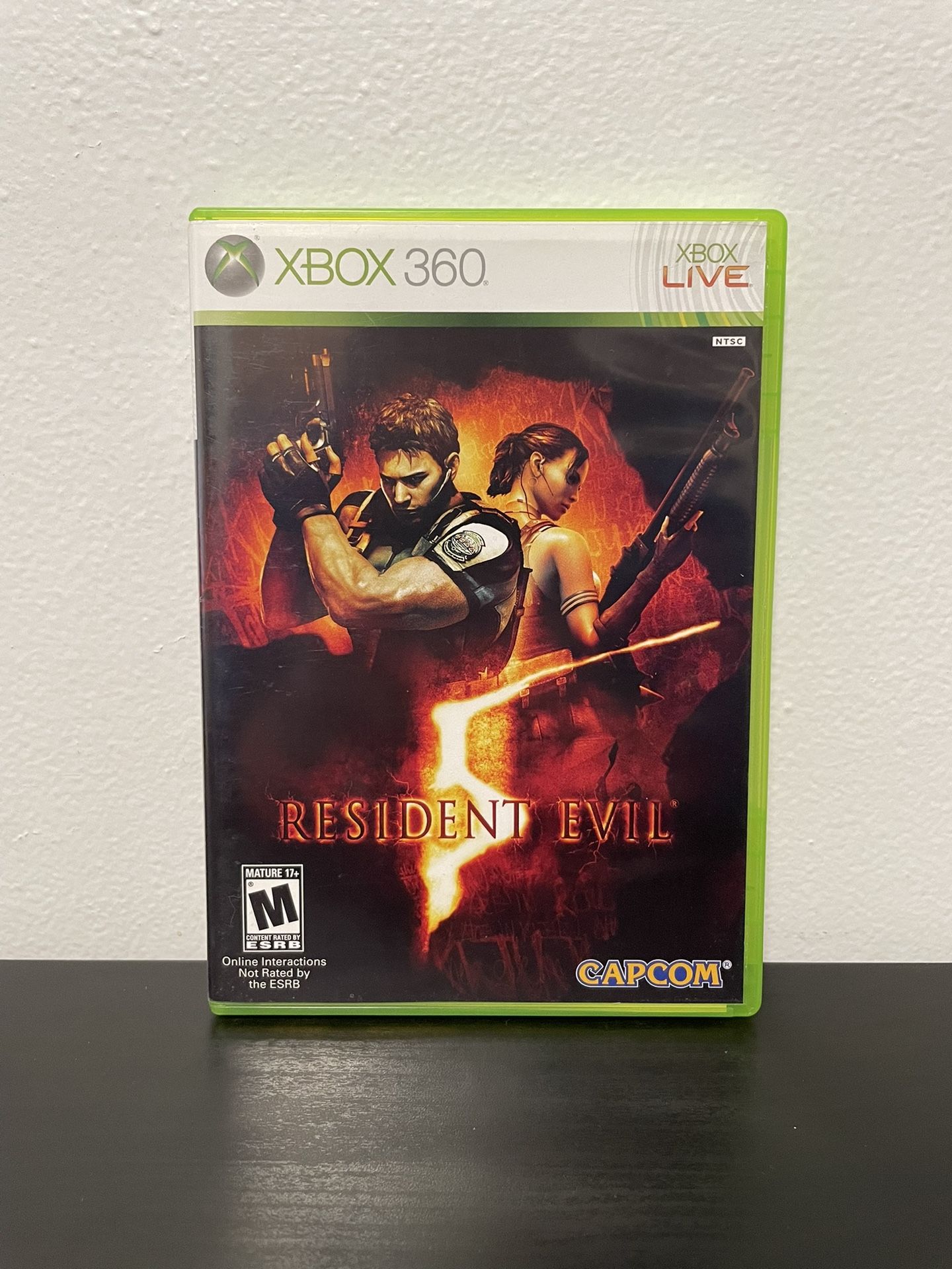 Resident Evil 5 Xbox 360 CIB w/ Manual Video Game Capcom Microsoft Horror 2009