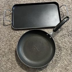 TEFLON GRIDDLE & FRYING PAN 