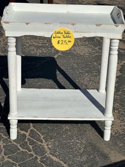 White Farm style coffee table