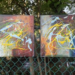 Abstract Painting Canvas 2”