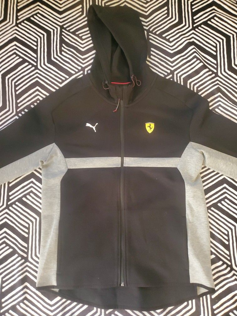 Men's Medium Puma SF Scuderia Ferrari Hooded Jacket
