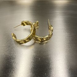 New Gold Plated Hoop Earrings, Pick 2 Jewelry Free Shipping 