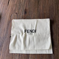 Authentic Fendi Roma Dust Bag Cover w Drawstring