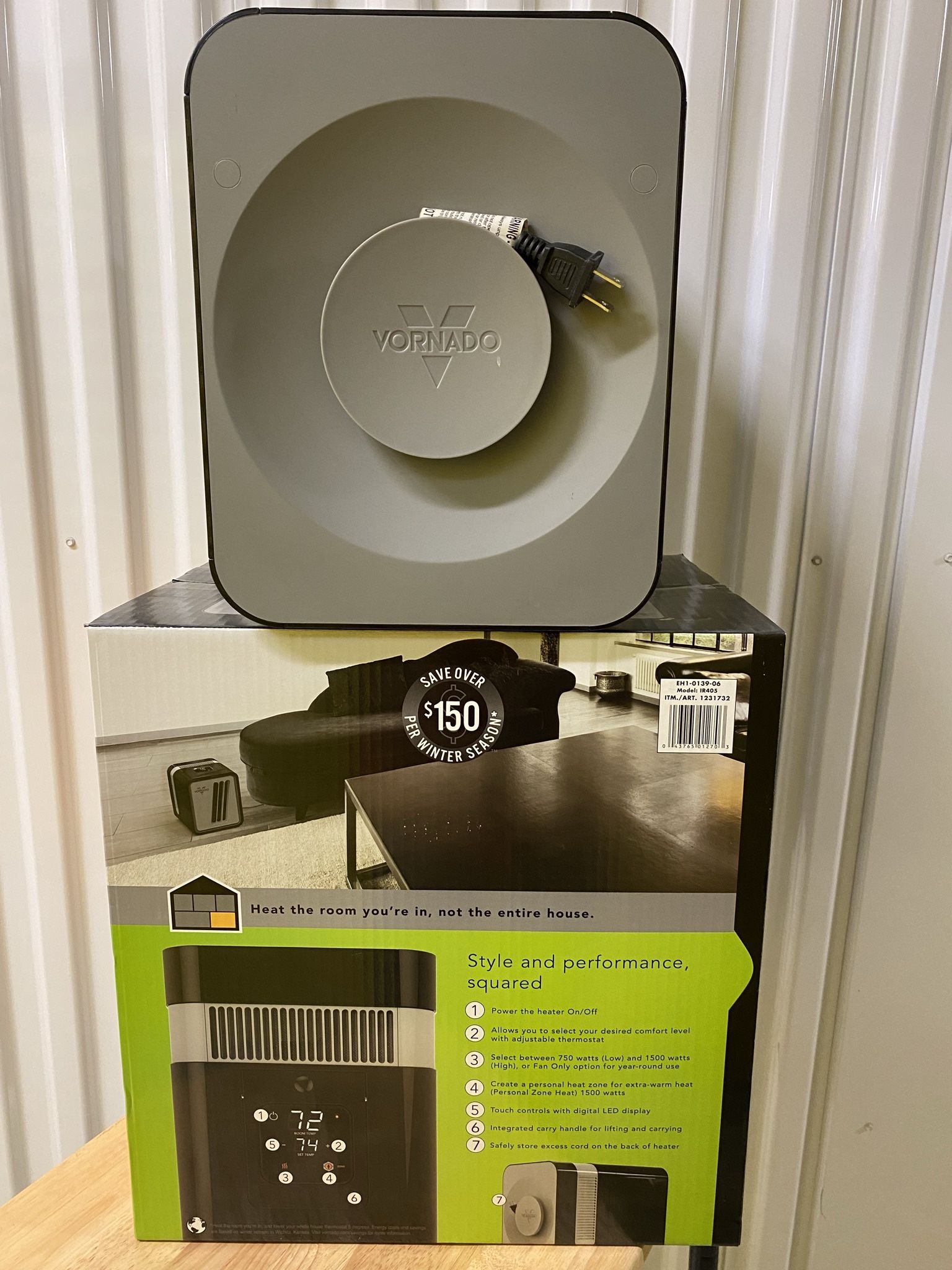 Vornados IR405 Dual Zone Whole Room Infared Heater