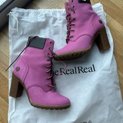 Pink Timberland Boots 