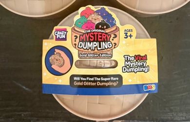 RMS Crazy Fun Mystery Squishy Dumpling Gold Glitter Edition