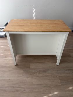Solid Wood Kitchen Island / Breakfast Bar (IKEA)