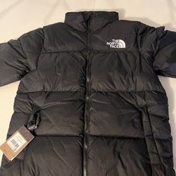 Men’s New North Face 1996 Retro Nuptse 700 Black Jacket (XL)