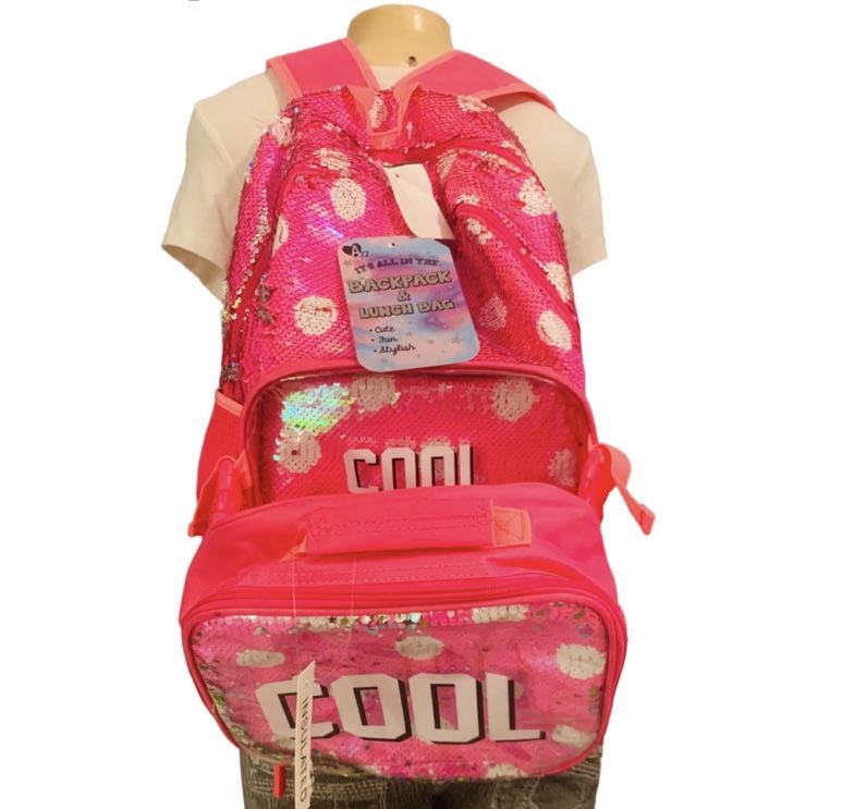 A22 Backpack/ Lunch Combo  Girls Large 