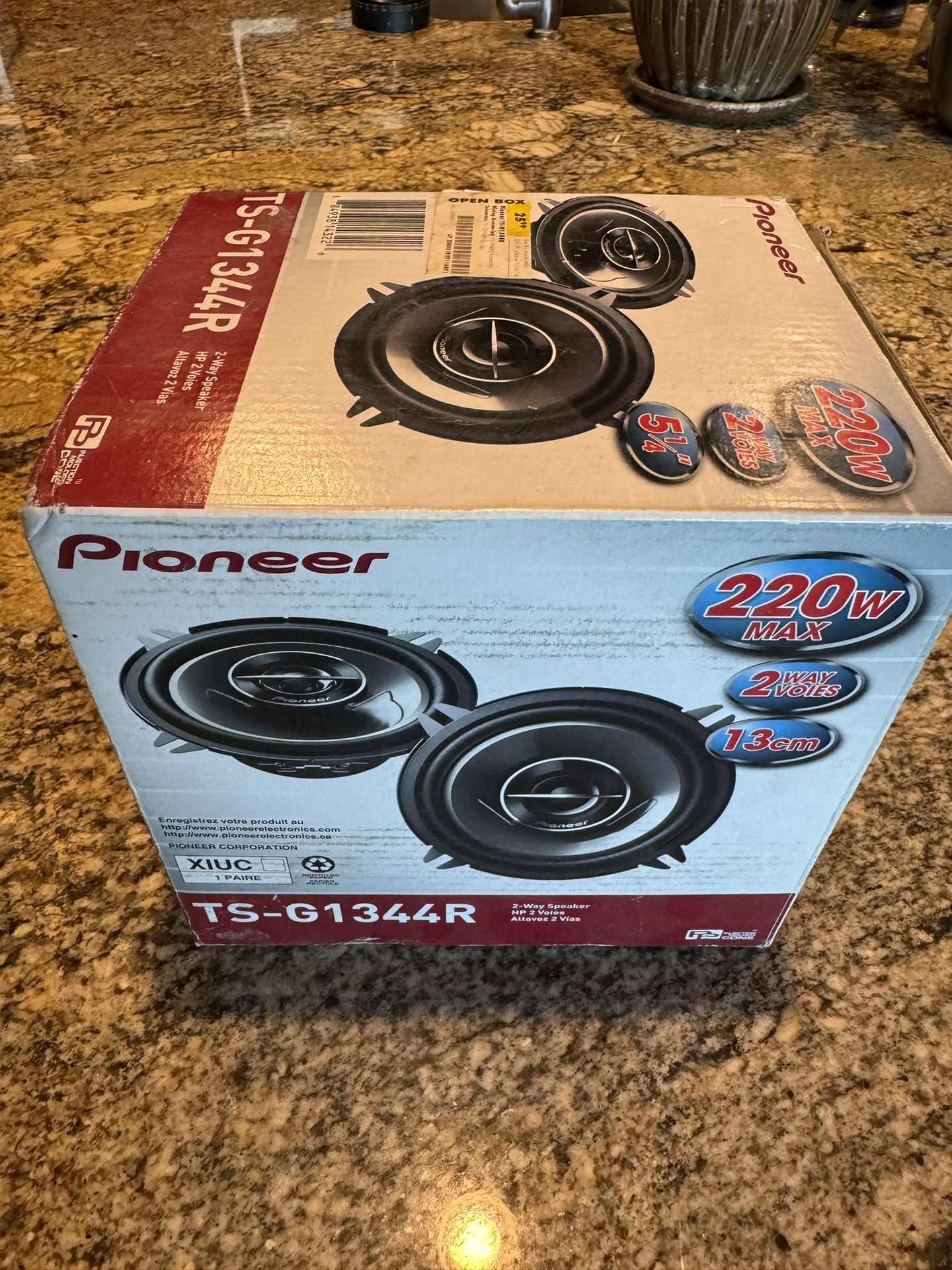 Pioneer TS-G1344R Coaxial 2 Way Car Speakers New In Box