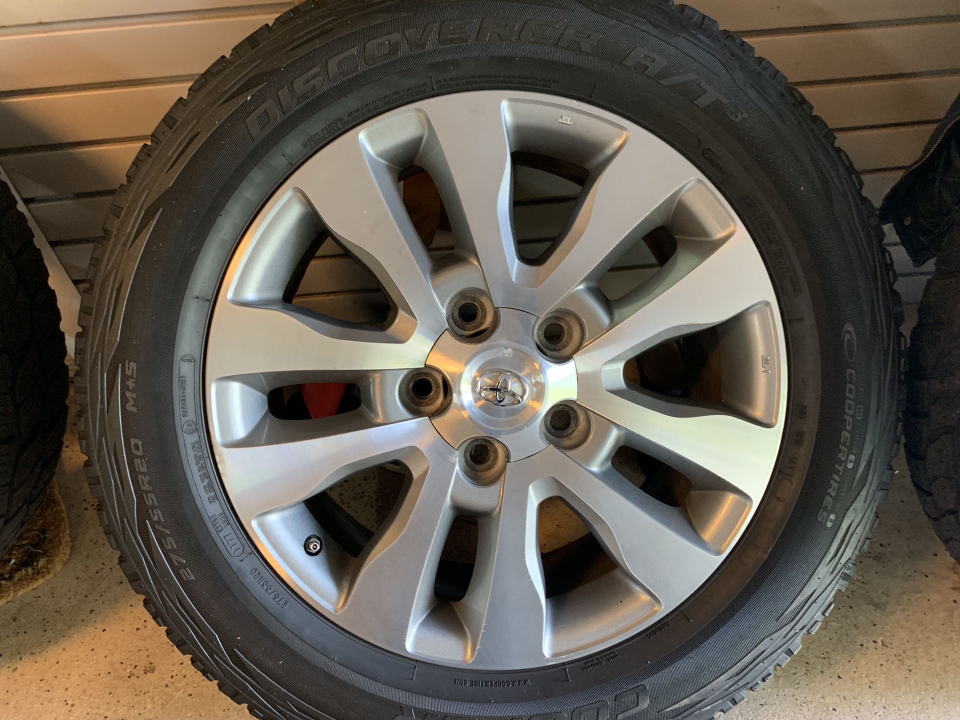 Toyota 20” wheel and tires