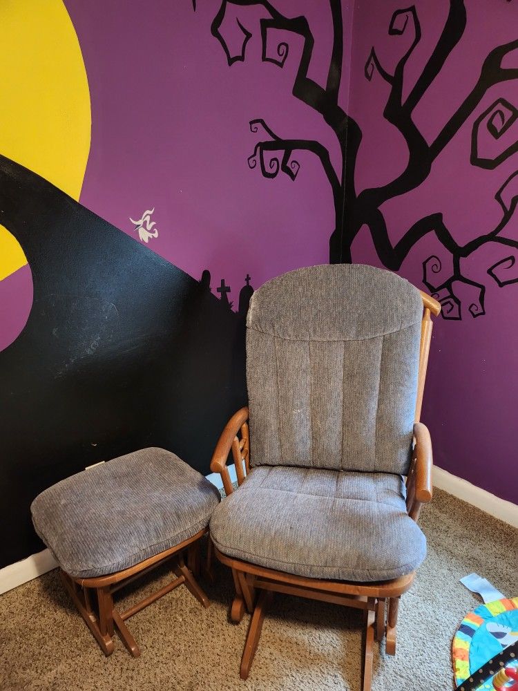 Glider Chair & Ottoman