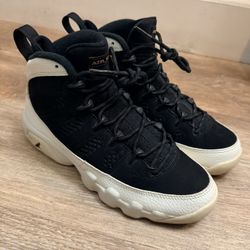 NIKE AIR JORDAN 9 RETRO BG CITY OF FLIGHT BLACK WHITE GS 302359 021 sz 4.5Y