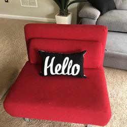 Red Hot Sleeper Chair