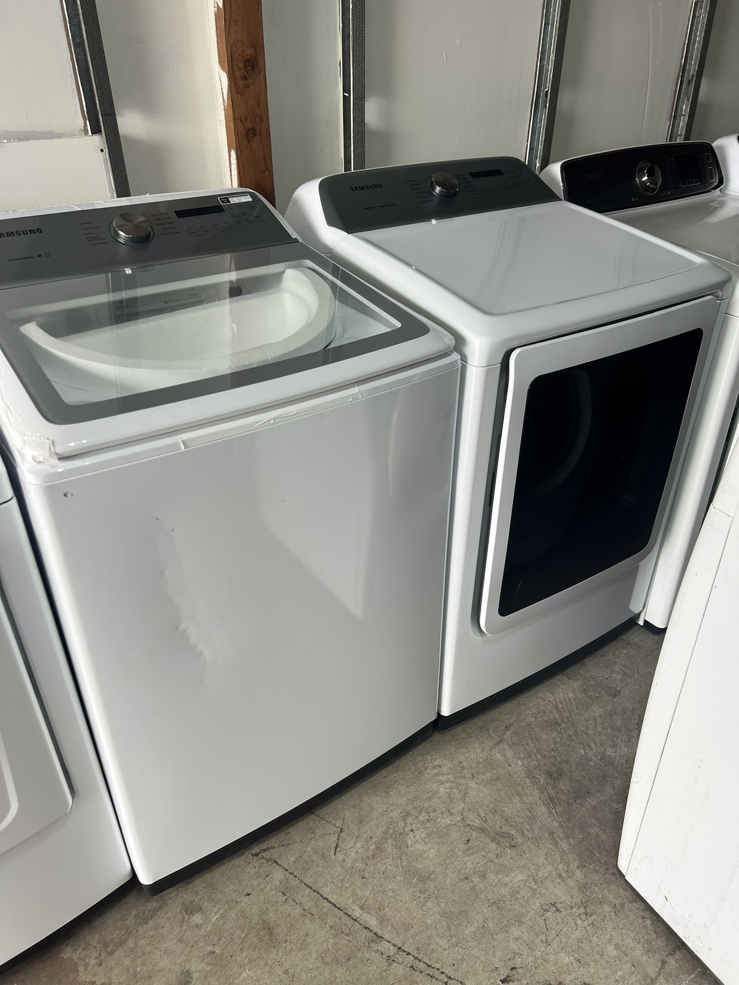 Samsung Washer New Open Box And Dryer Used Set Gas