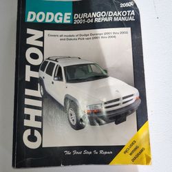 Dodge Dakota Durango Chilton Manual