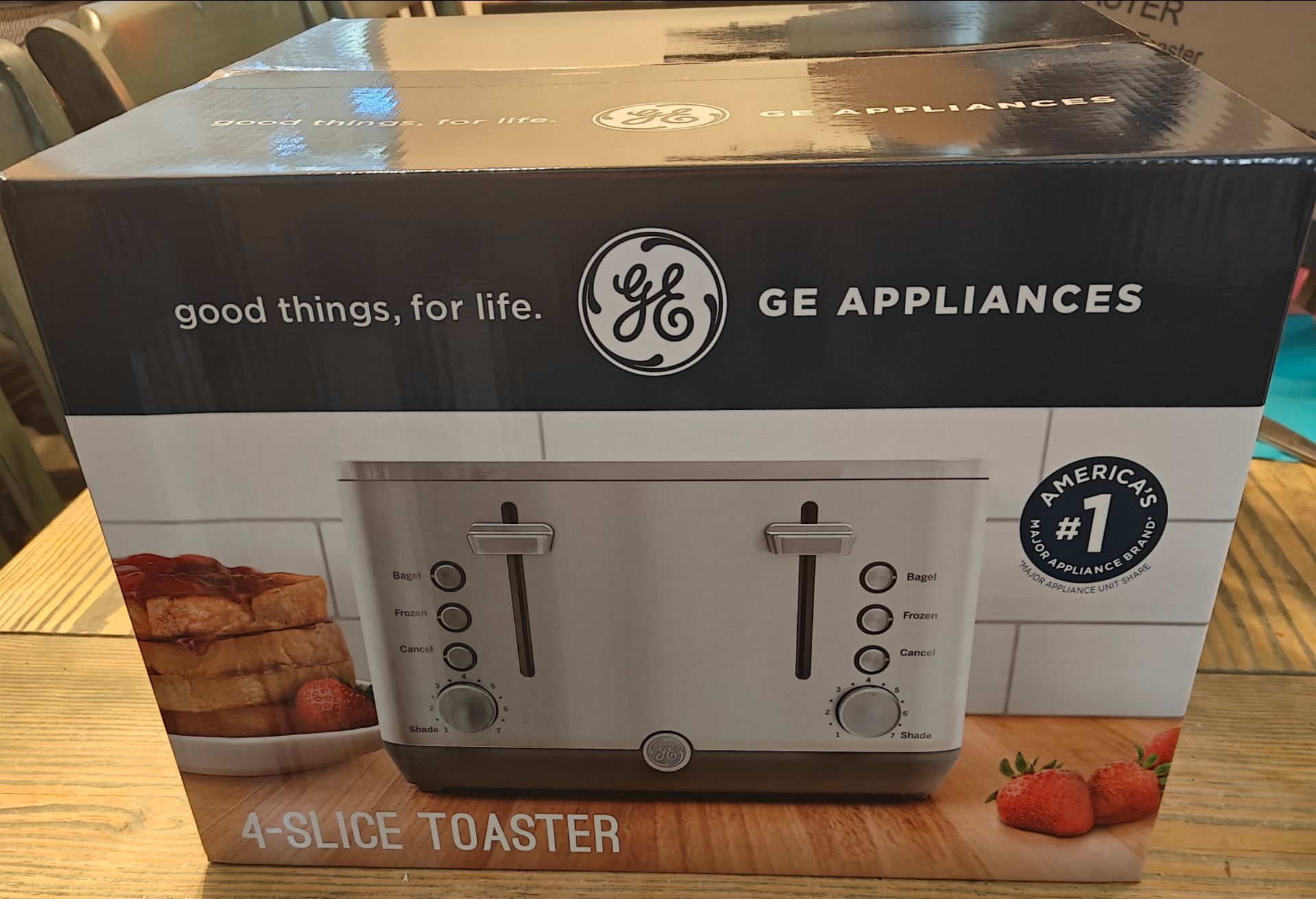 GE G9TMA4SSPSS 4-Slice Stainless Steel Toaster **New in Box**