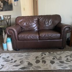 Three-Piece Set, Leather Couches 