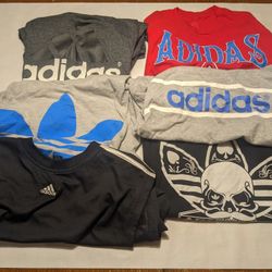 Adidas Mens Lot Like New $8 each Or $40 For All T Shirts