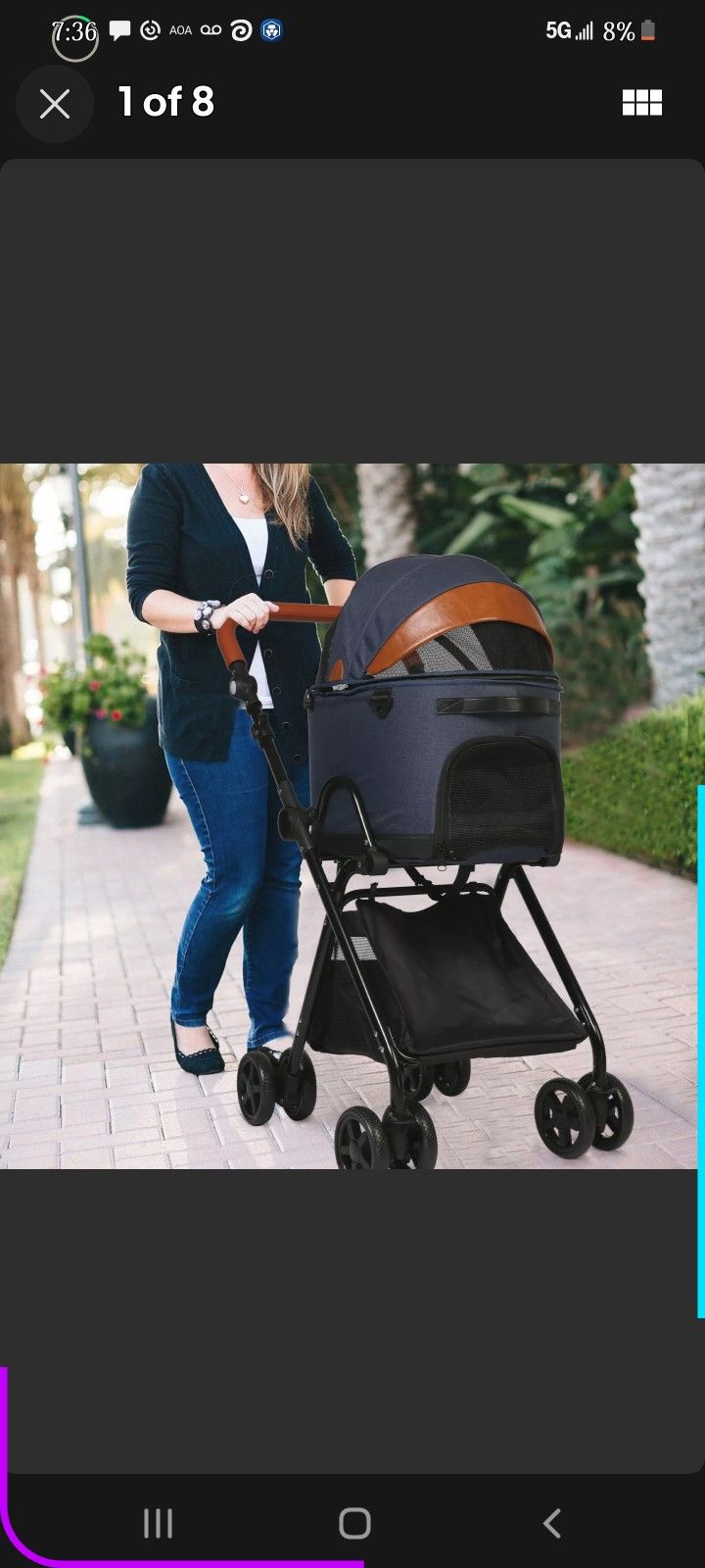 LiveBest Pet Stroller 