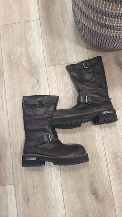 brown Balenciaga Venom boot size 43 us 10