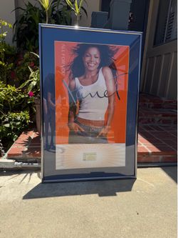 FramedJanet Jackson Poster
