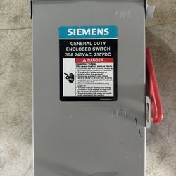 Siemens Fusible General Duty Safety Switch