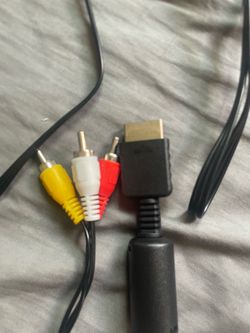 6Ft AV Cable for PS2 PS1 PS3, AV to RCA Composite Audio Video TV Cord Compatible with PlayStation 1 2 3