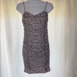 Forever 21 Black/White Zebra Mini Dress