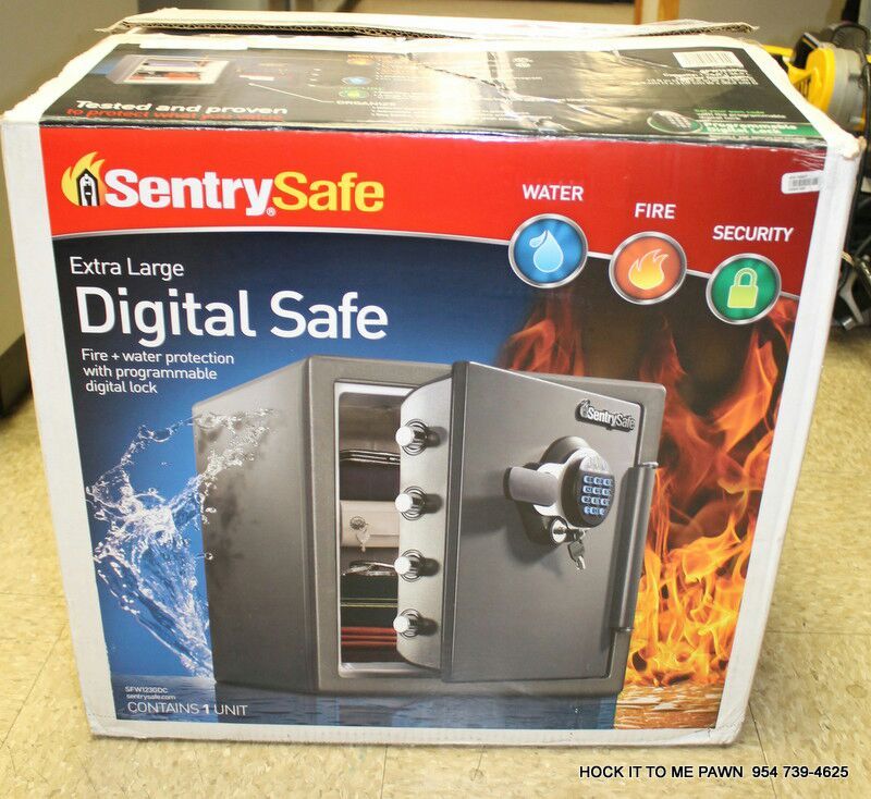 SentrySafe 1.23 cu. ft. Electronic Lock Fire Safe-SFW123GTC