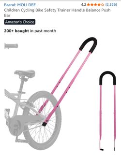 Children Cycling Bike Safety Trainer Handle Balance Push Bar
