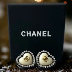 Chanel Heart Earrings