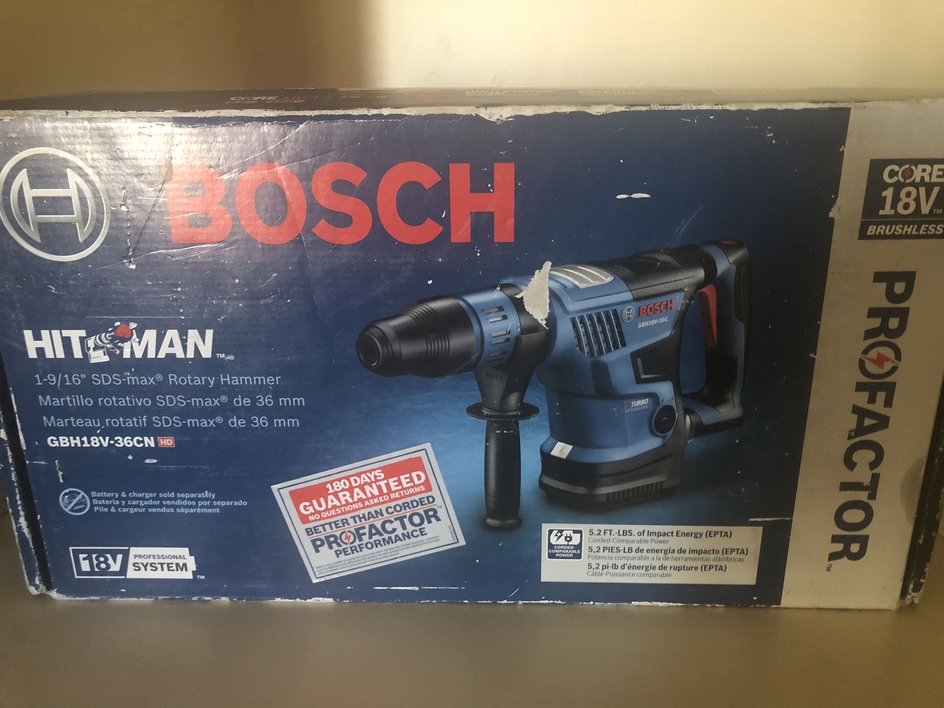 Bosch 1-9/16 SDS-max Rotary Hammer Drill