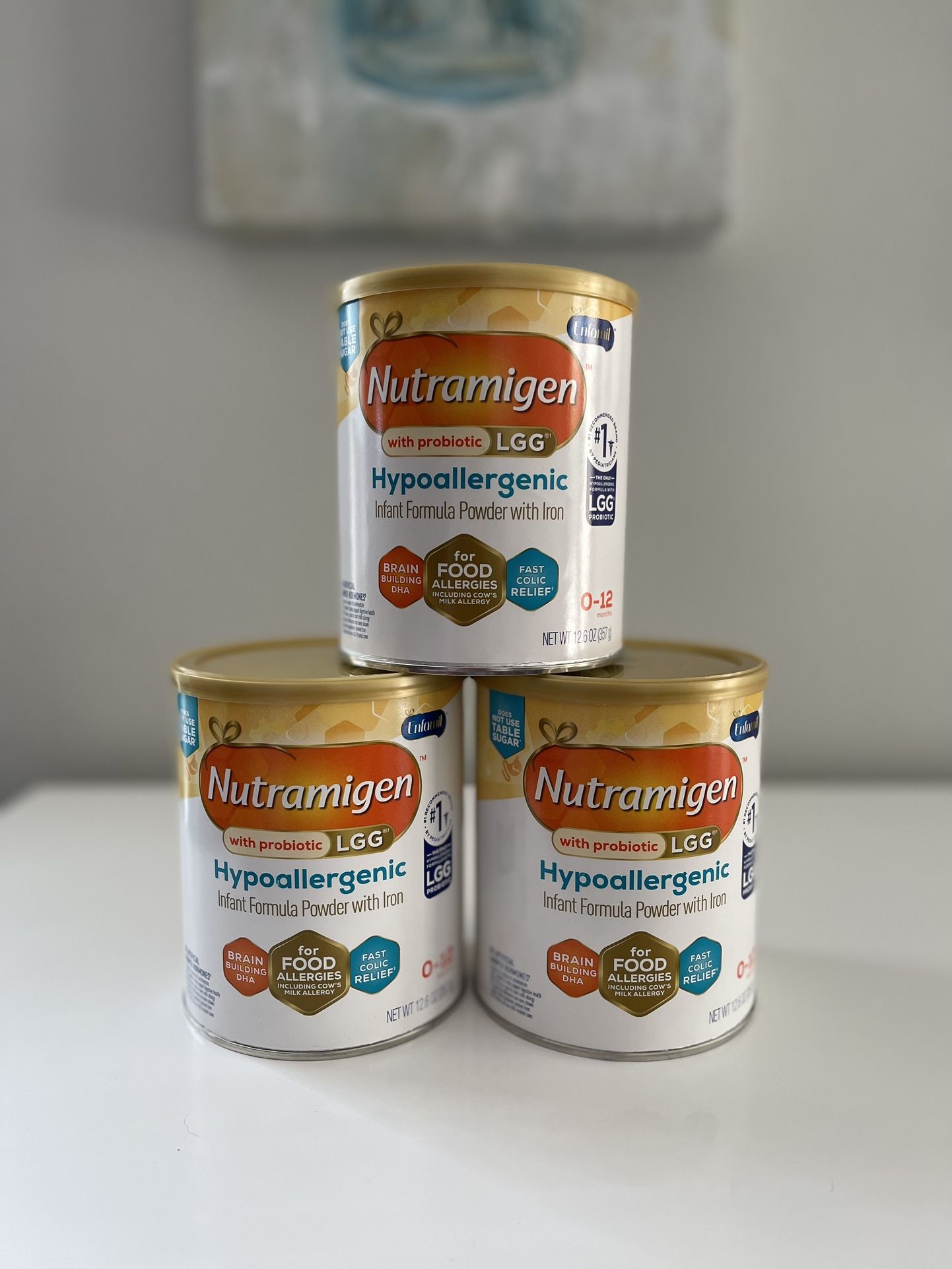 Nutramigen Hypoallergenic Baby Formula 12.6 Oz Expires 10/01/2026