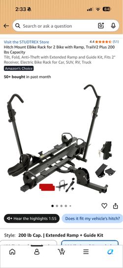 Fat tire Bike rack